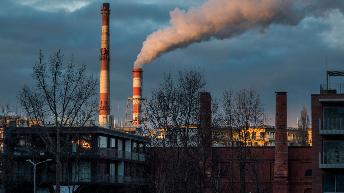 Emissão de carbono pela indústria